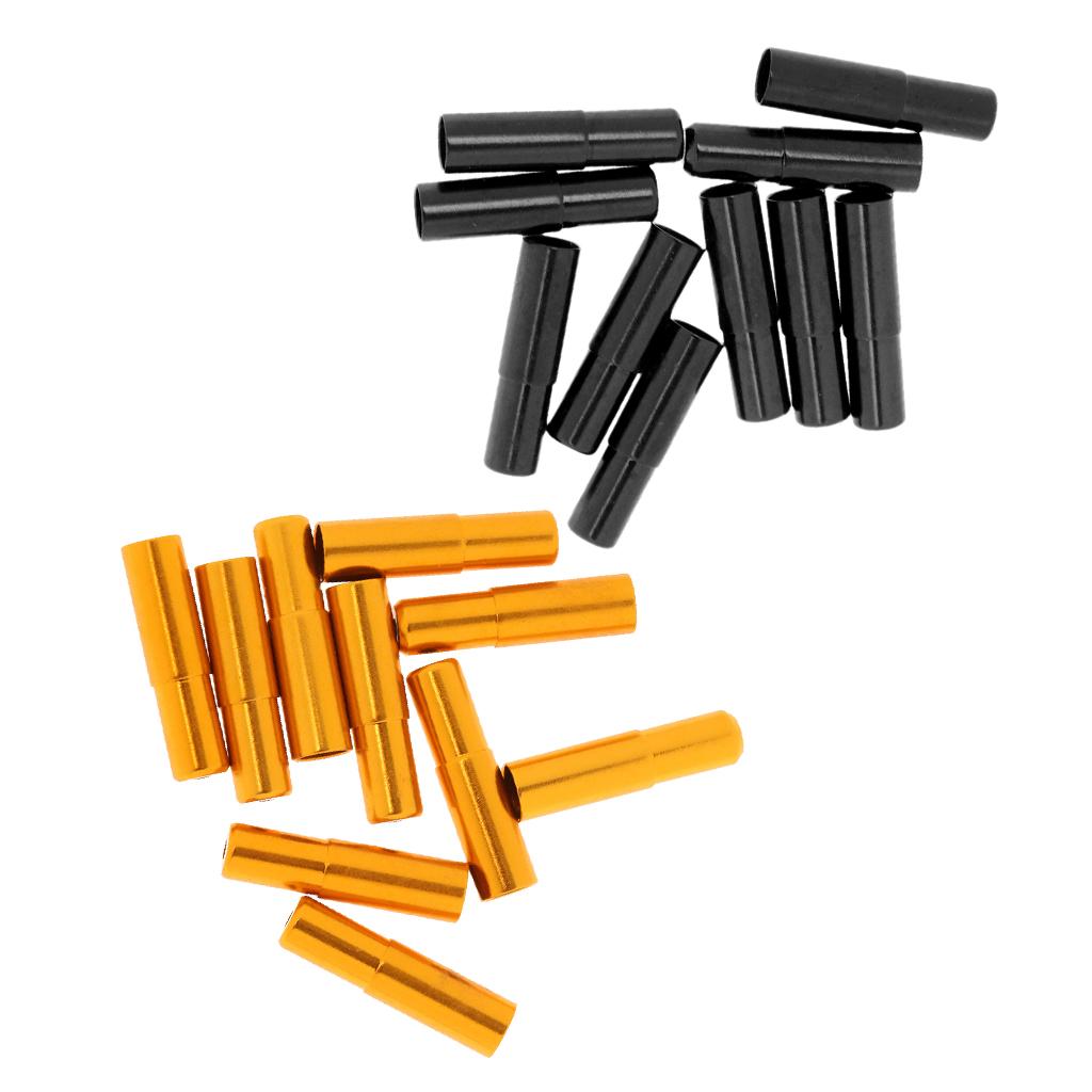 20 Pieces Alloy Bicycle Bike Shifter Cable Housing End Caps Cover 4mm