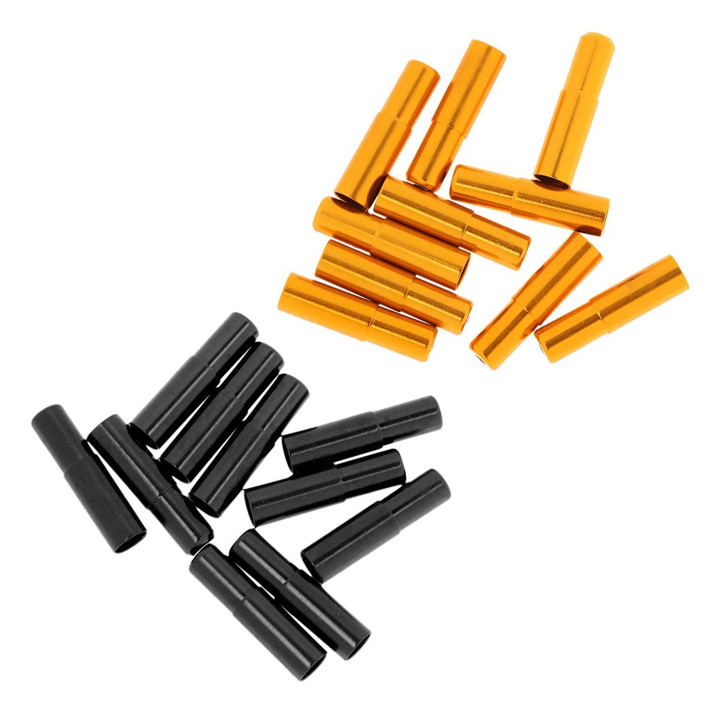 20 Pieces Alloy Bicycle Bike Shifter Cable Housing End Caps Cover 4mm