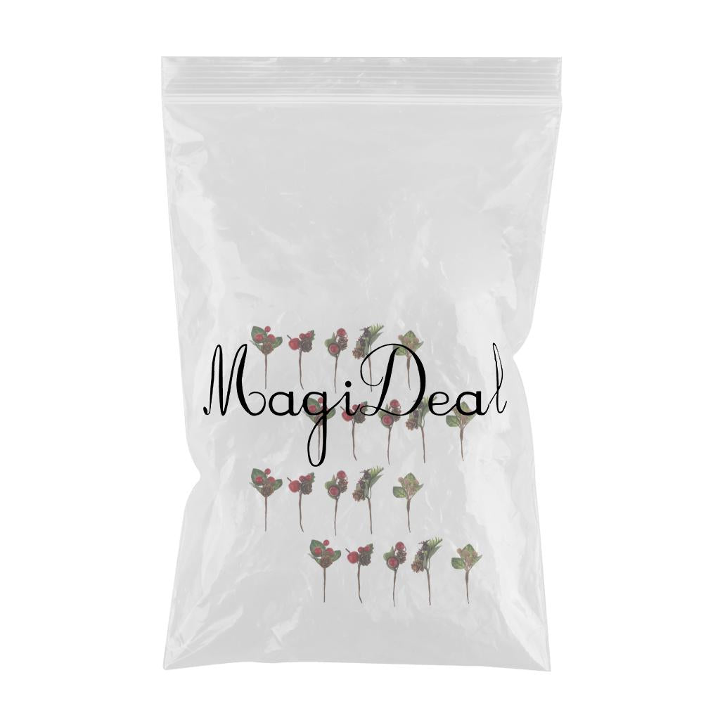 20 Pieces Shabby Chic Artificial Dried Flowers For Wedding Card Decoration