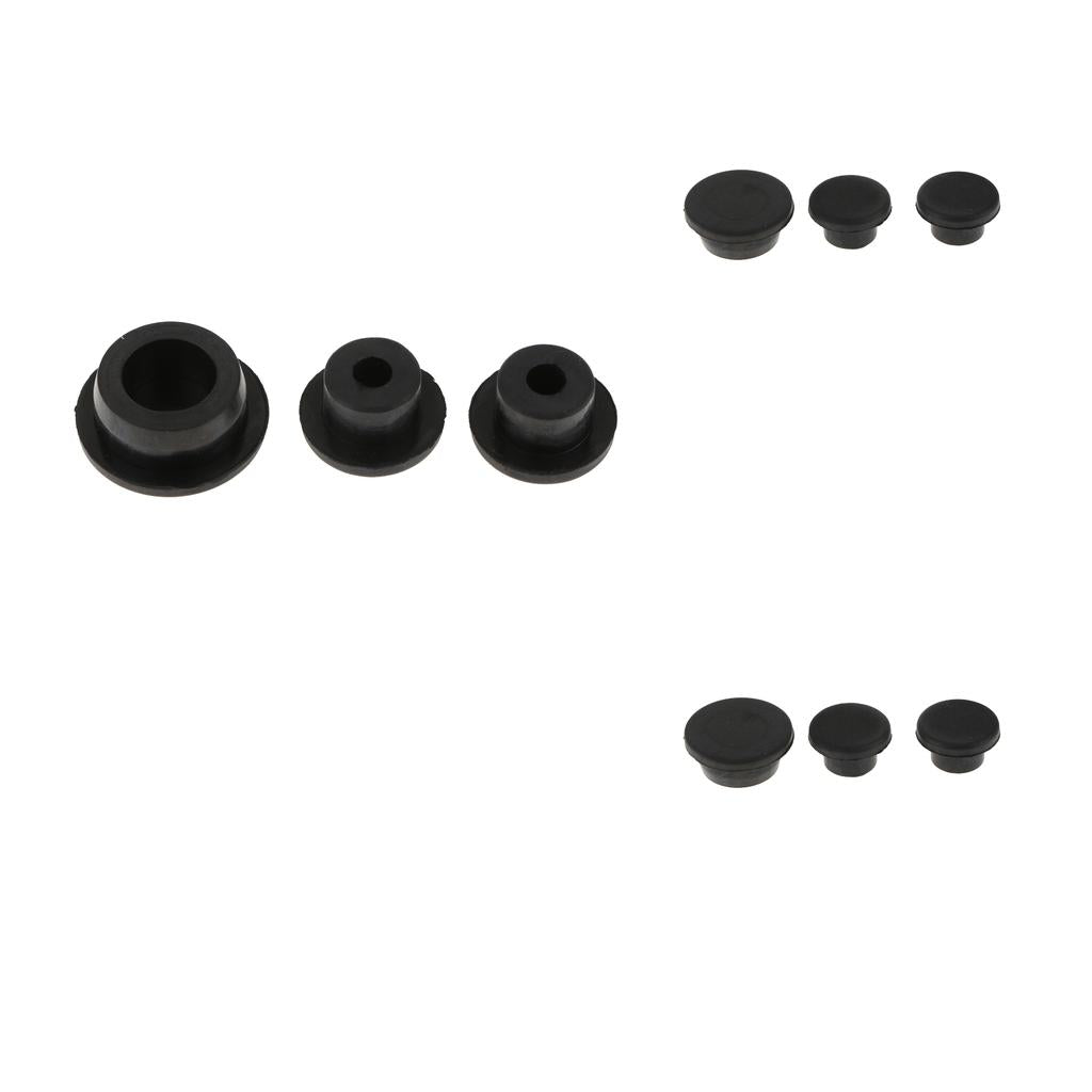 2X Tailgate Plug Tramp Stamp Spare Tire Carrier Delete for Jeep JK Wrangler