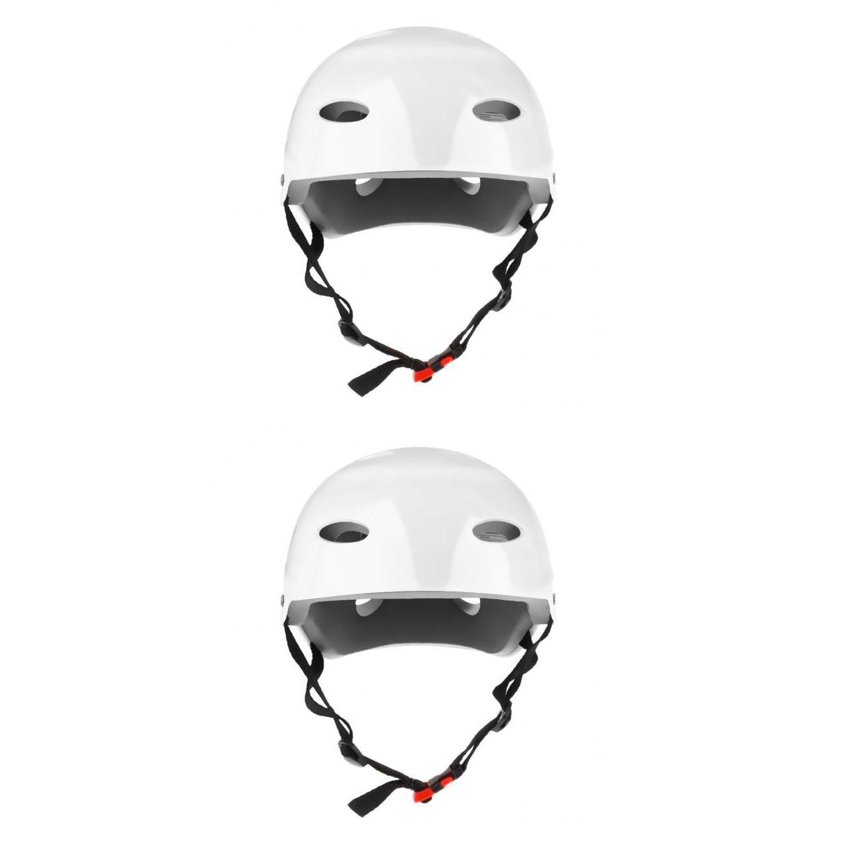 2Pcs White Water Sports Safety Helmet for Wakeboard Kayak Canoe Boat Jet Ski