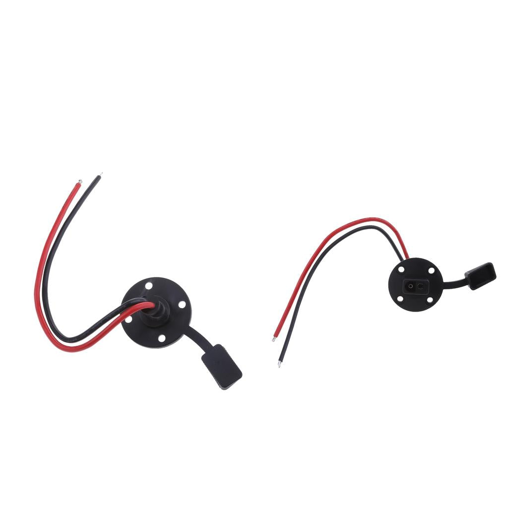 2 Pieces Auto Motorcycle Boat SAE Adapter Connector for Waterproof Cap