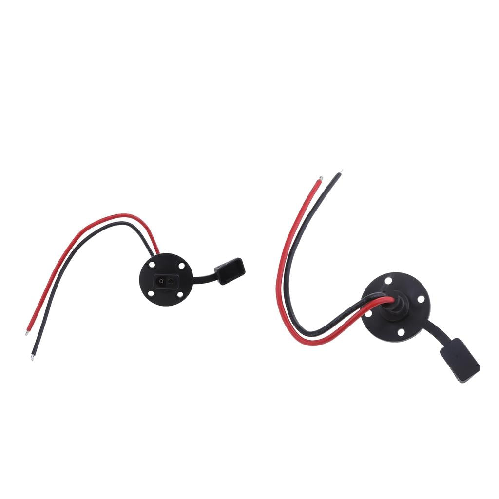 2 Pieces Auto Motorcycle Boat SAE Adapter Connector for Waterproof Cap