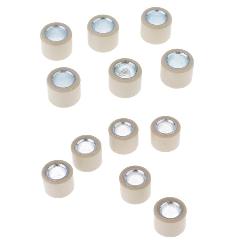 12pcs 13mm Variator Roller Weight 6.5g 8.5g for GY6 50cc 80cc Engine Scooter