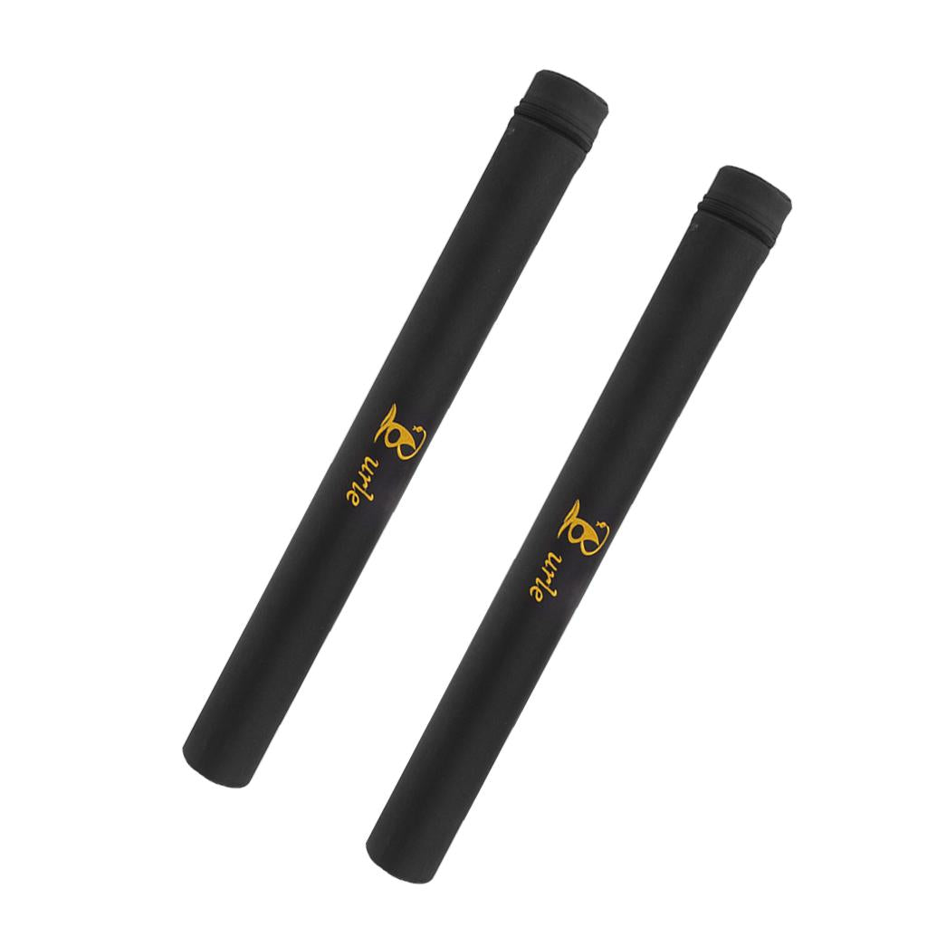 2pcs Fly Fishing Rod Tube Case Fishing Pole Holder Bag with Strap 75cm 85cm