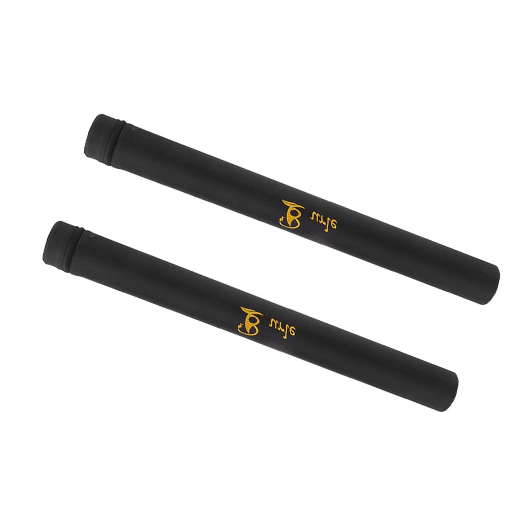 2pcs Fly Fishing Rod Tube Case Fishing Pole Holder Bag with Strap 75cm 85cm