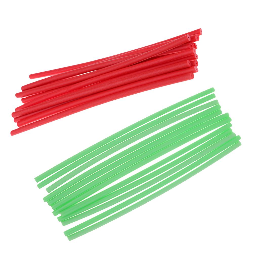 24pcs Fly Tying Foam Cylinder for Fishing Float Making Fly Tying Rig Making