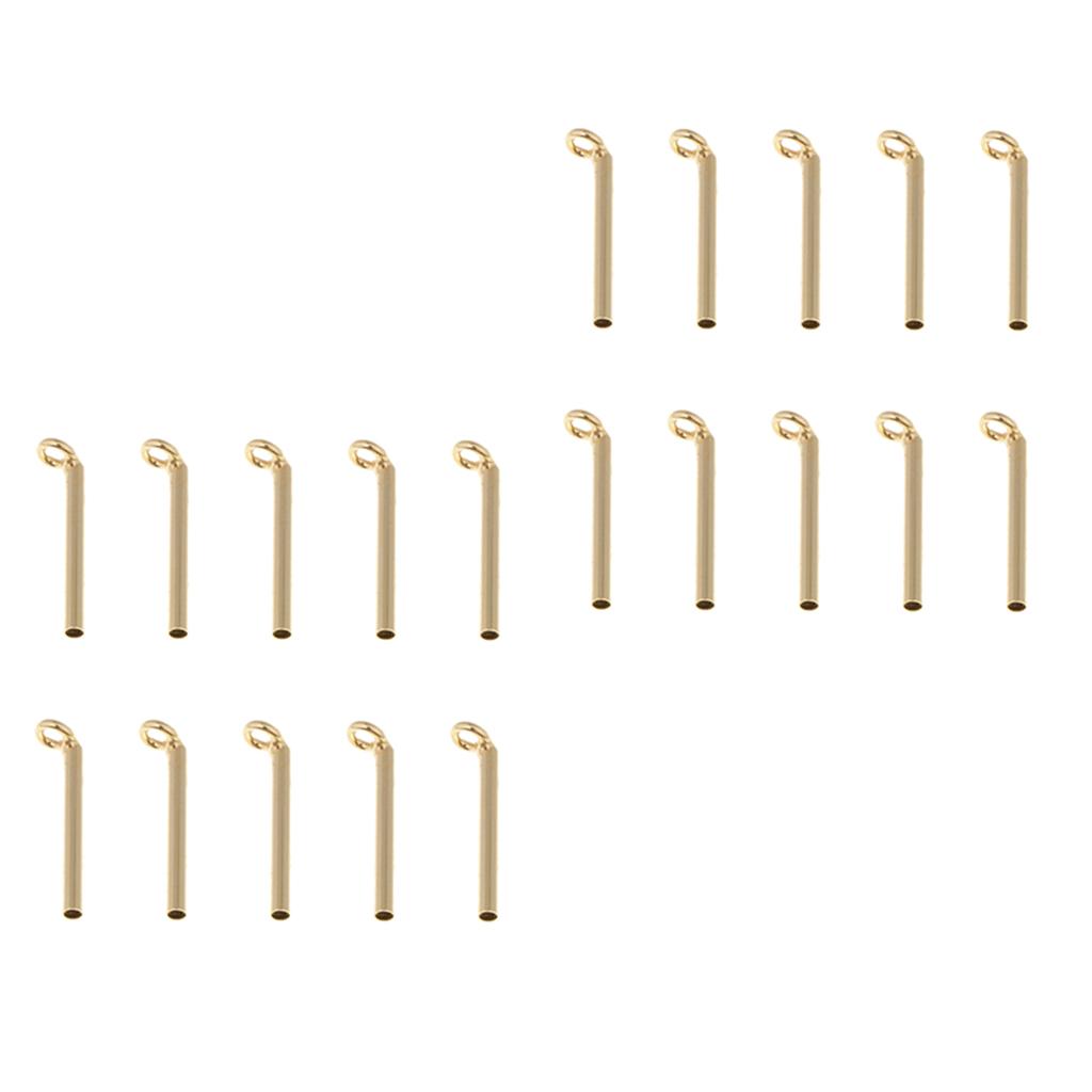 20pcs Fishing Rod Guides Tips Repair Kit DIY Rod Tips Eye Rings 0.8mm 0.9mm