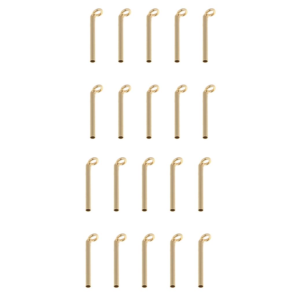 20pcs Fishing Rod Guides Tips Repair Kit DIY Rod Tips Eye Rings 0.8mm 0.9mm