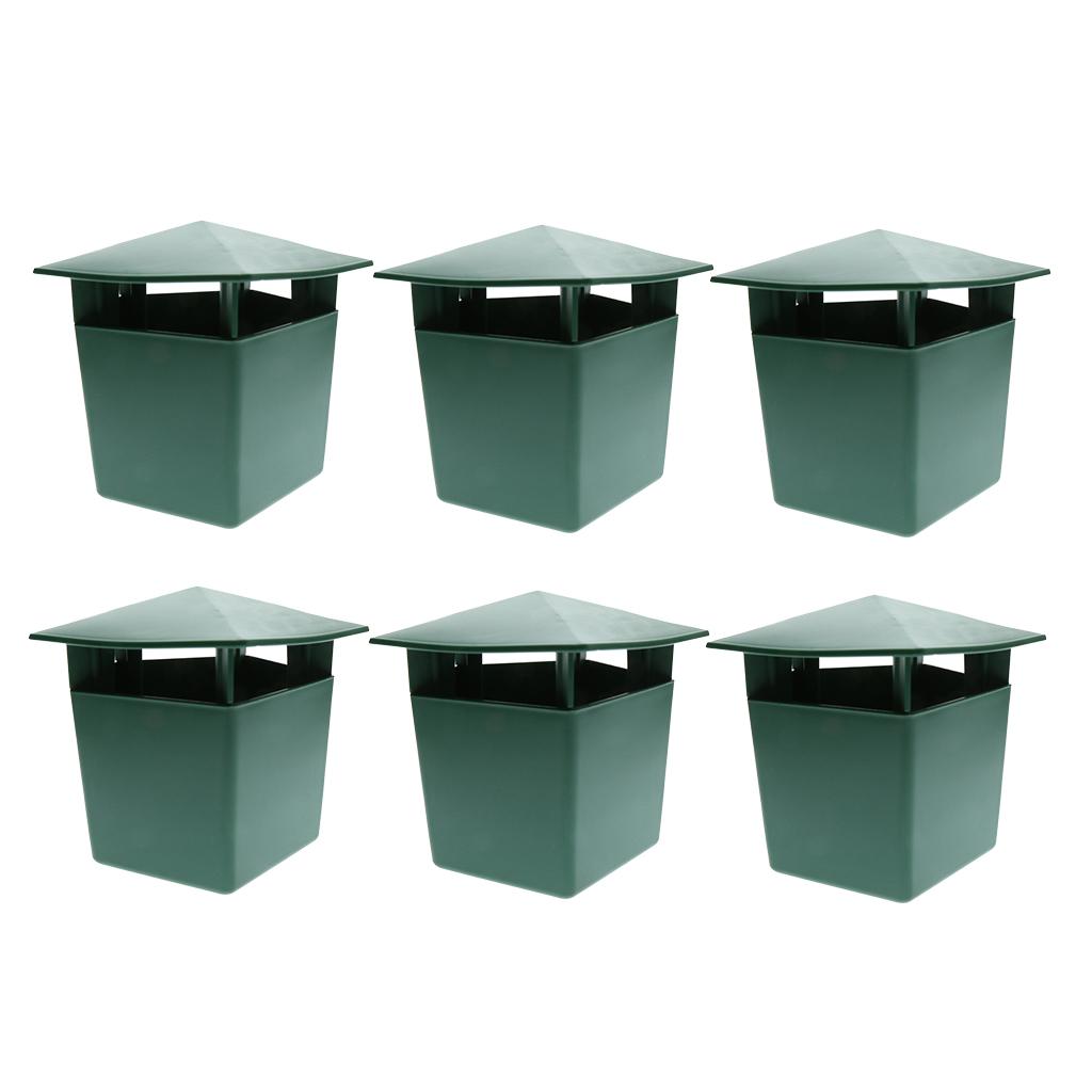 6pcs Eco-friendly Snail Cage House Catcher Trap Gintrap Pest Control 10x11cm