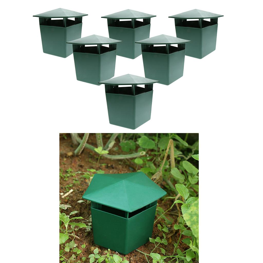 6pcs Eco-friendly Snail Cage House Catcher Trap Gintrap Pest Control 10x11cm