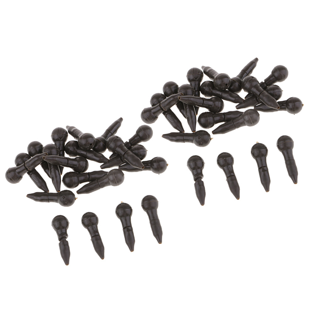 40 Set Fishing Quick Change Beads Hair Rigs Hook Links Carp Accessories 18mm