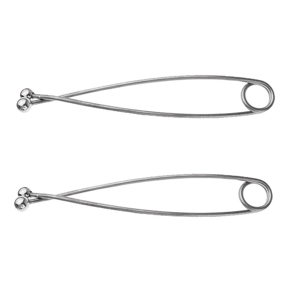 2pcs Fish Mouth Opener Jaw Stainless Steel Spreader Hook Remove Fishing Tool