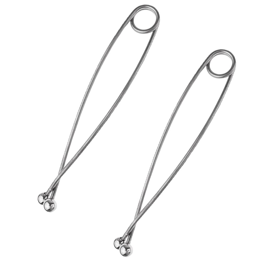 2pcs Fish Mouth Opener Jaw Stainless Steel Spreader Hook Remove Fishing Tool
