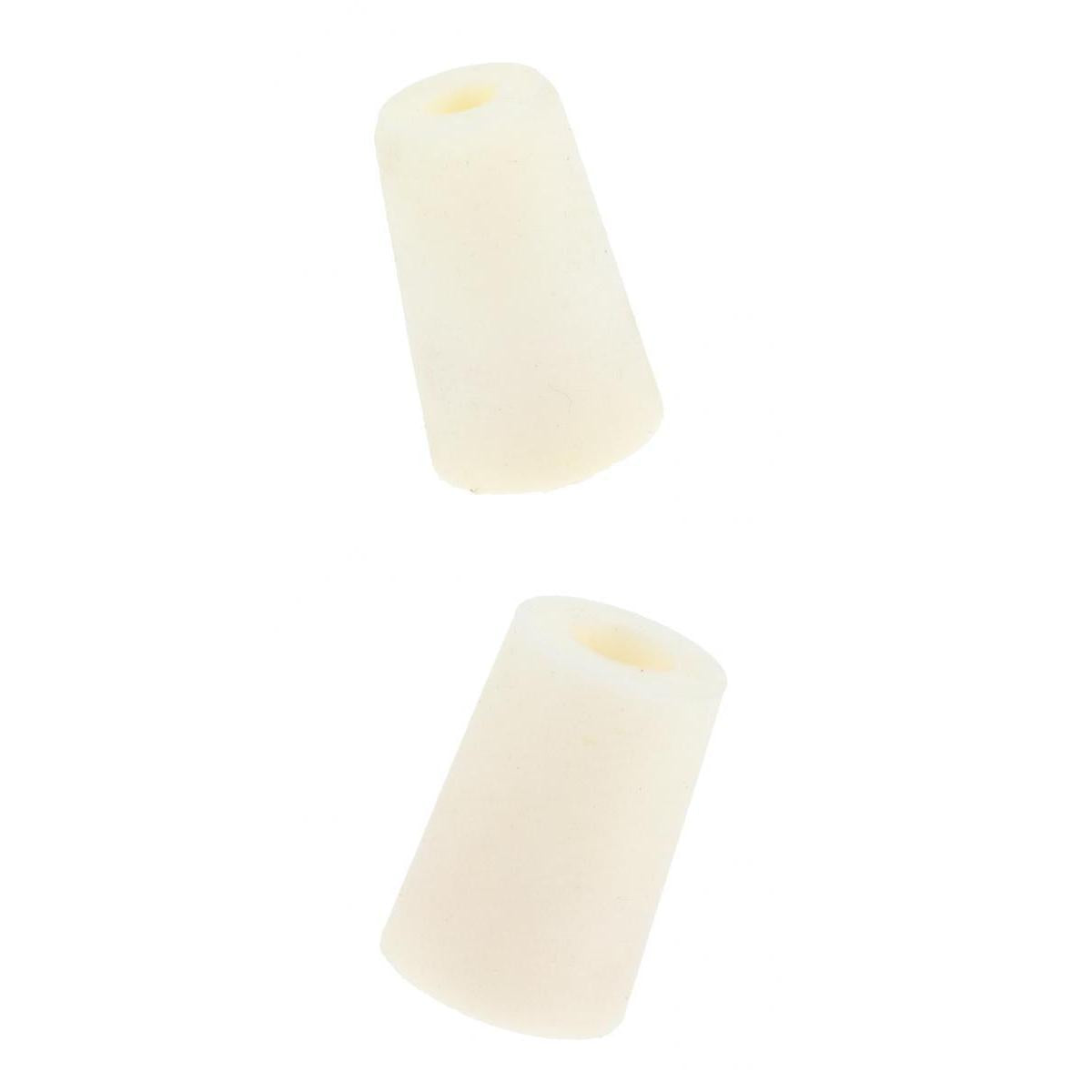 2 Pieces Lab Solid Tapered Silicone Plug Stopper Bung for Test Tube Bottle