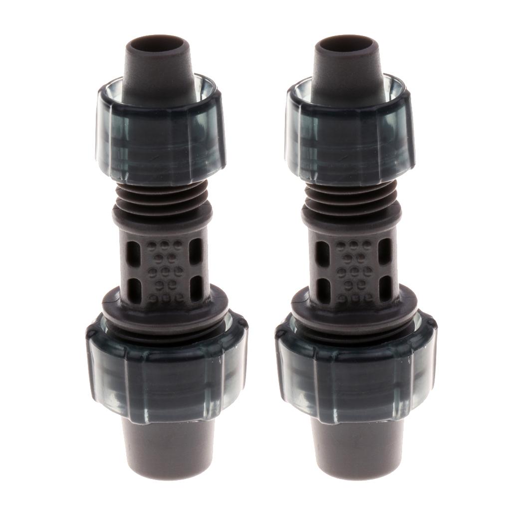 2 Pcs Aquarium Filter Water Reducers Adapters Connector Hose Pipe Tube