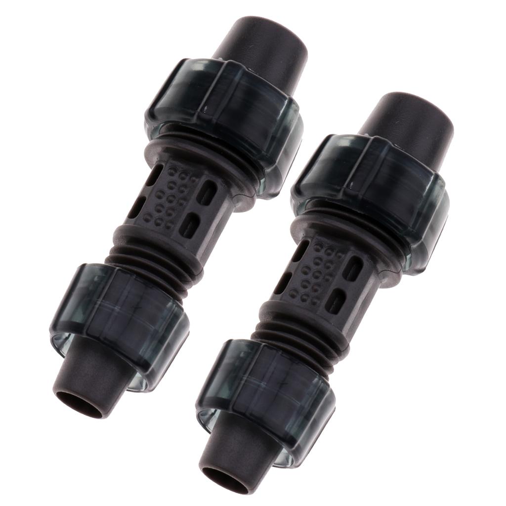 2 Pcs Aquarium Filter Water Reducers Adapters Connector Hose Pipe Tube