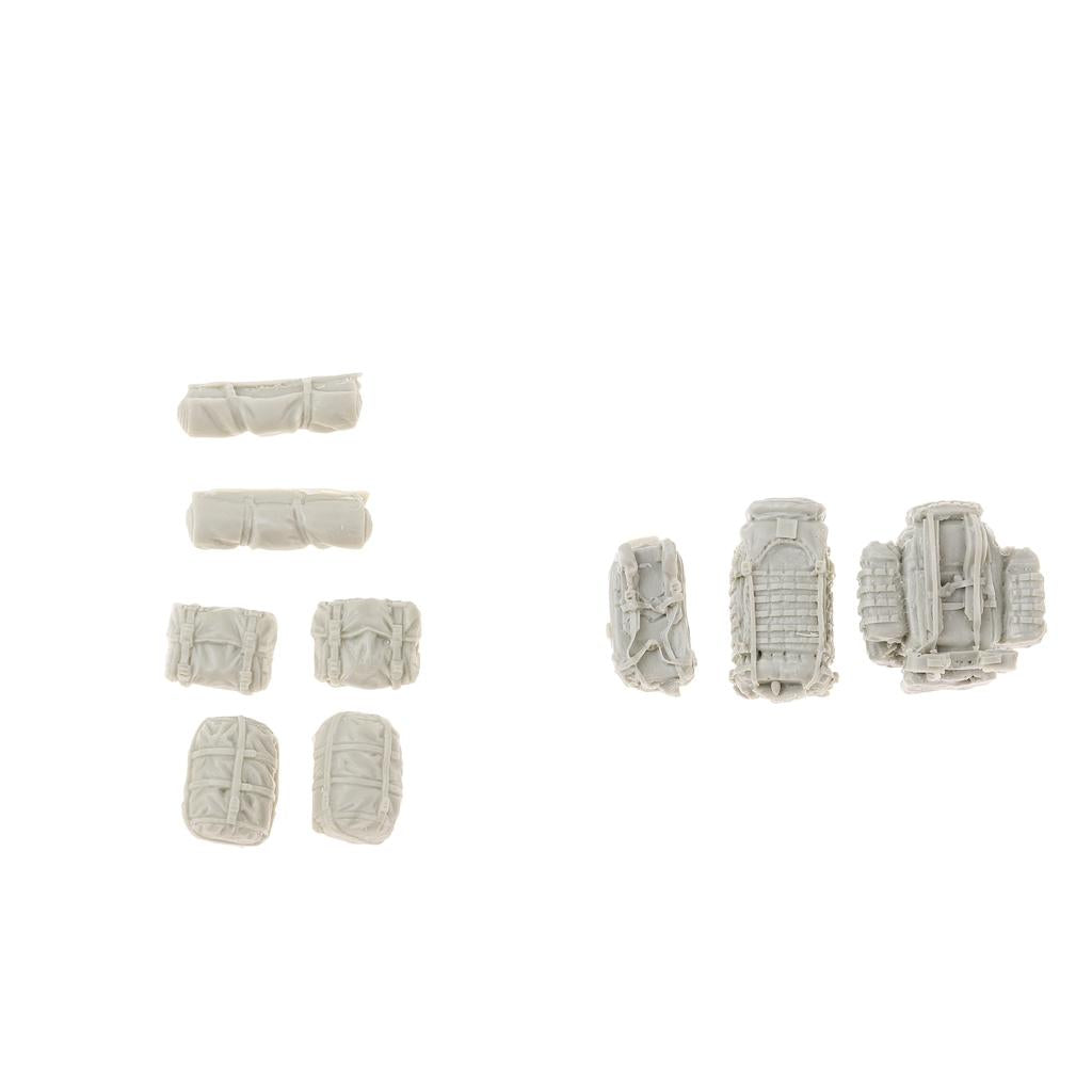 1/35 Resin Figure Kit Modern American Soldier Backpack Micro Model Unpainted