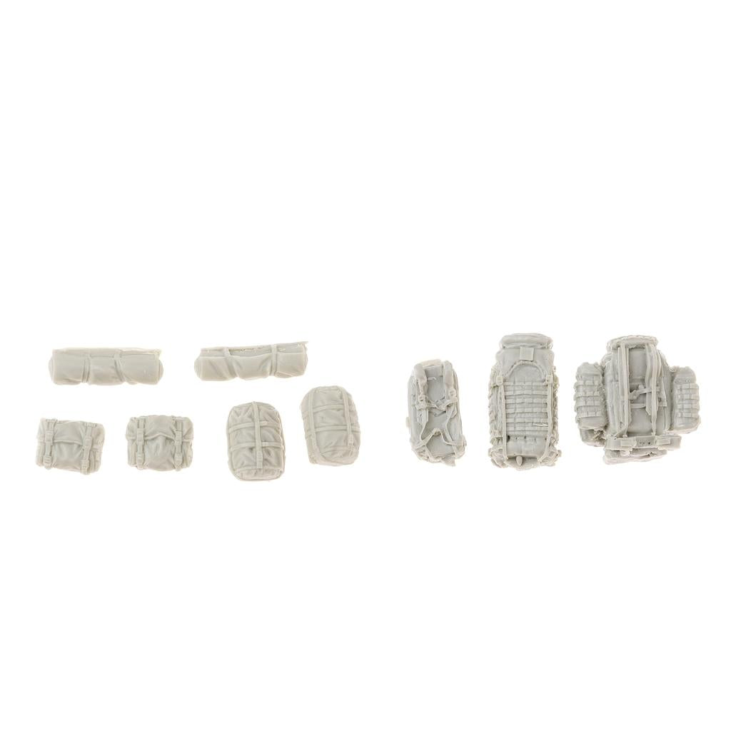 1/35 Resin Figure Kit Modern American Soldier Backpack Micro Model Unpainted