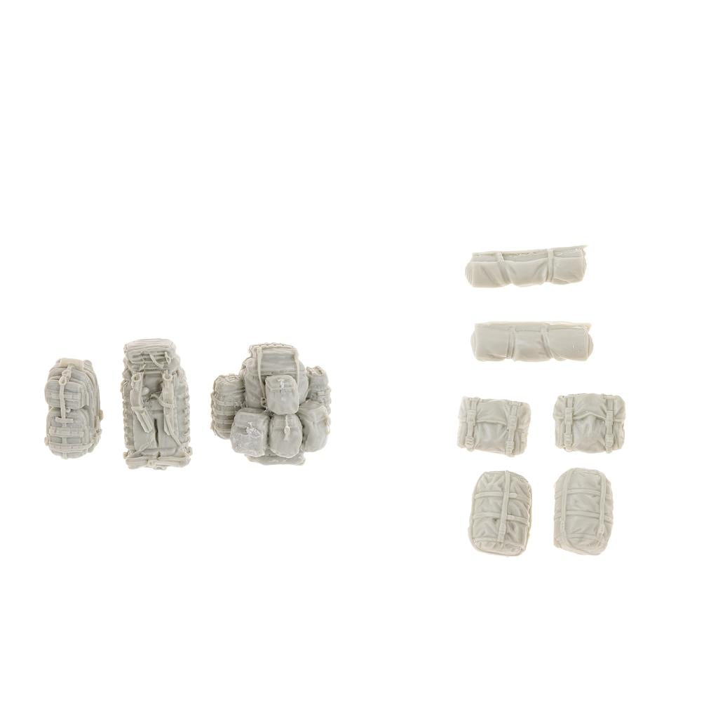 1/35 Resin Figure Kit Modern American Soldier Backpack Micro Model Unpainted