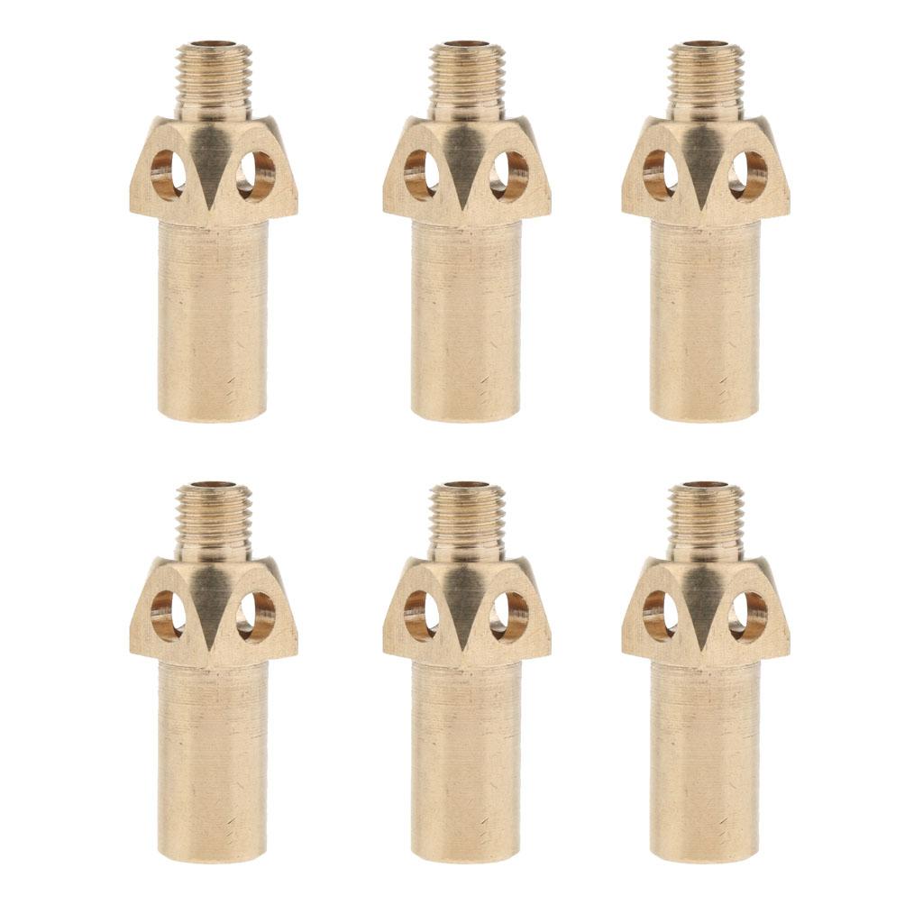 6x1 Piece Brass Replacement Tip/Nozzle/ Jet/ Burner for LP Gas