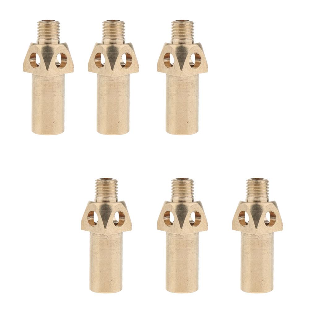 6x1 Piece Brass Replacement Tip/Nozzle/ Jet/ Burner for LP Gas