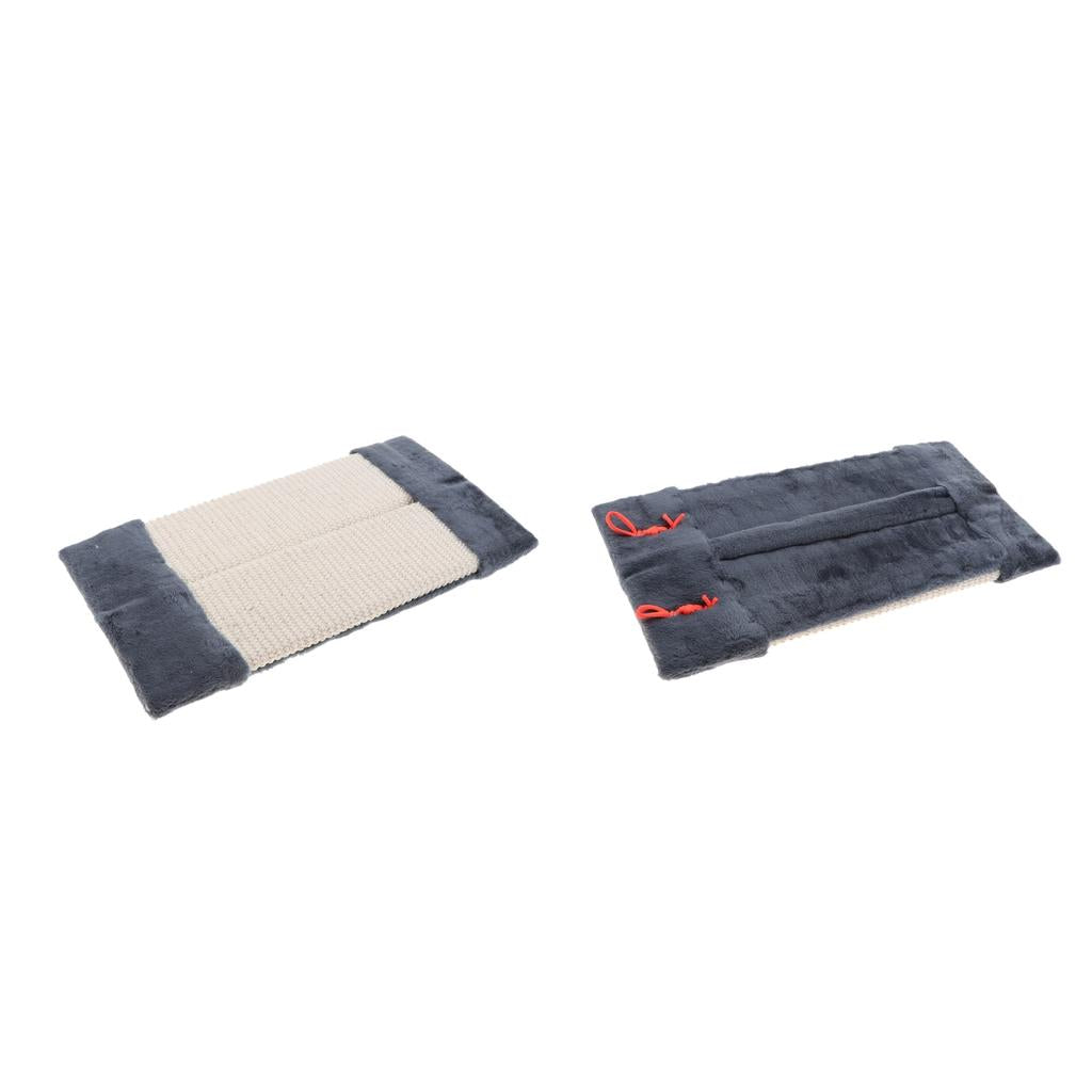 2pcs Kitten Pet Corner Sisal Wall Scratcher Cats Scratching Post board Gray