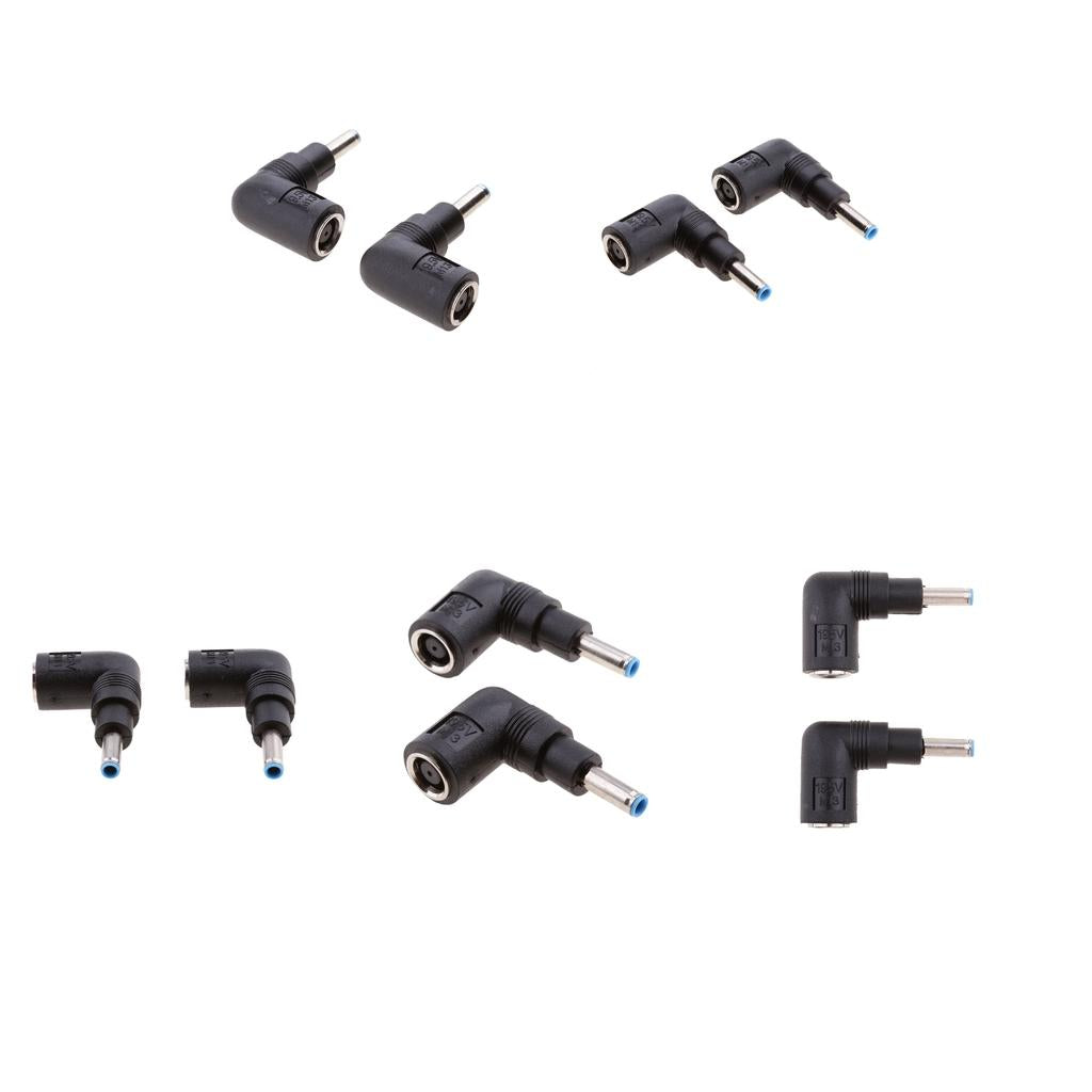 5x2 Pieces DC 7.4 *5.0mm to 4.5*3.0mm 90 Right Angled Adapter