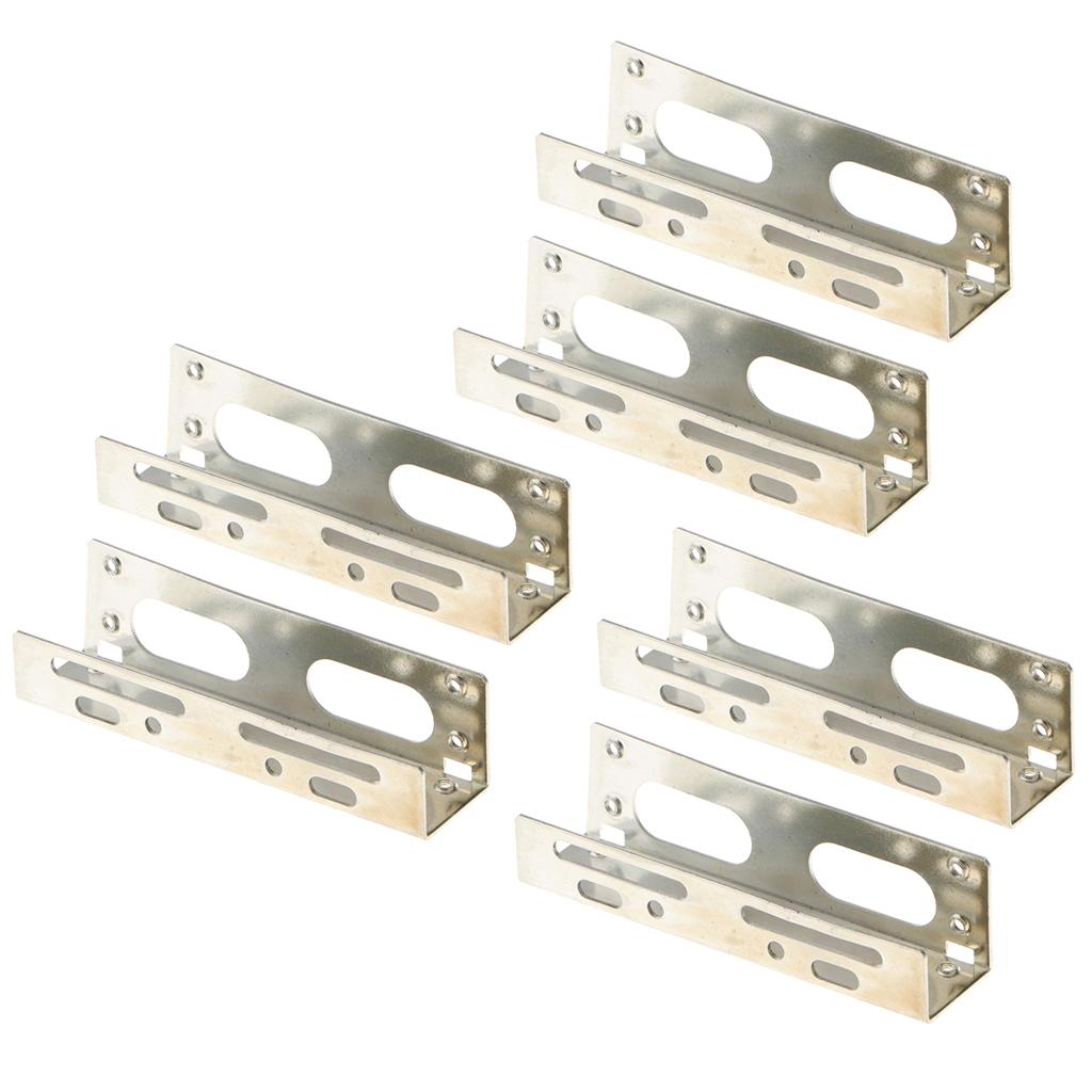 3x 3.5inch HDD/SSD Mounting Frame Kit to 5.25 Hard Disk Drive in Bay