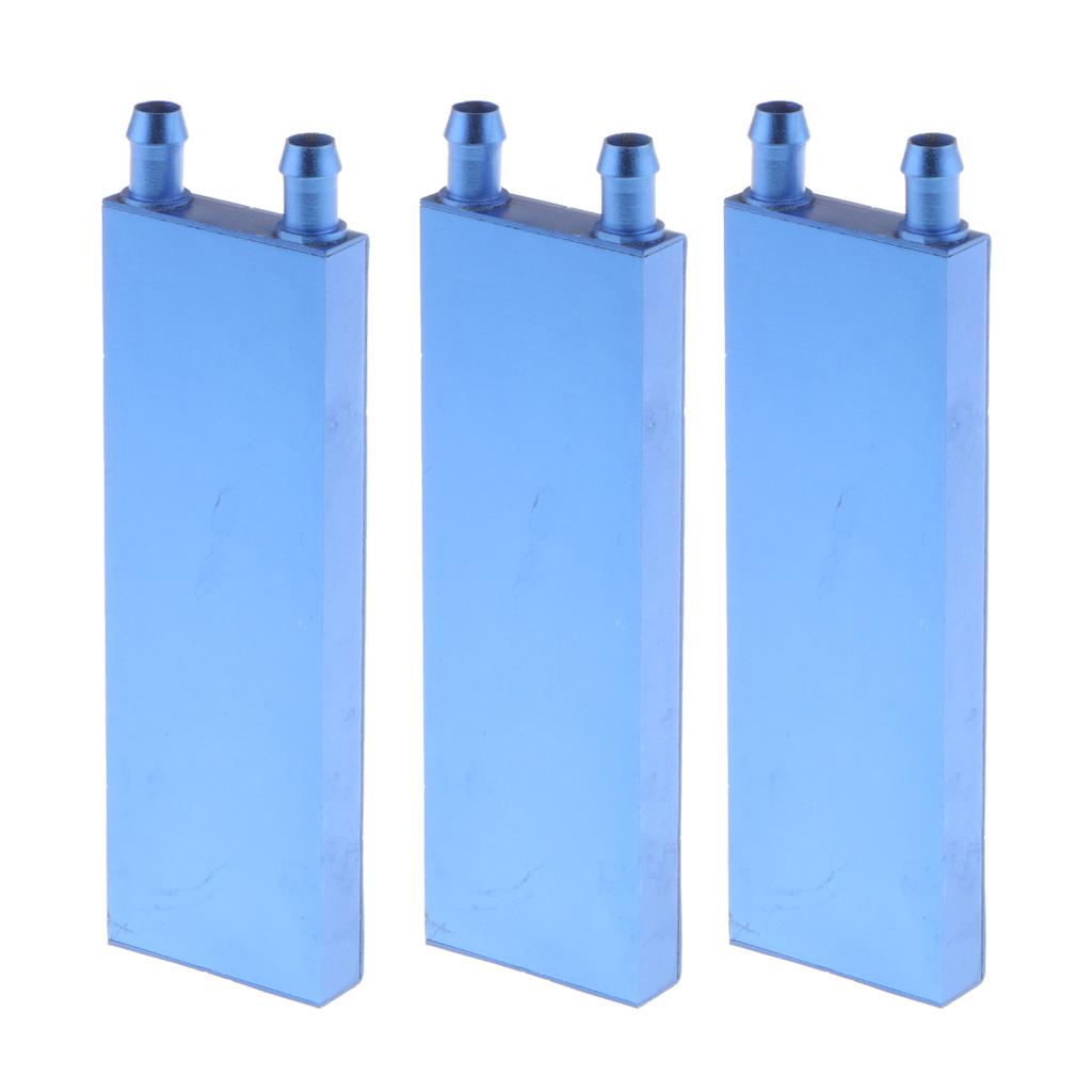 3x Aluminum Water Cooling Block for CPU Graphics Radiator Heatsink 40x120mm