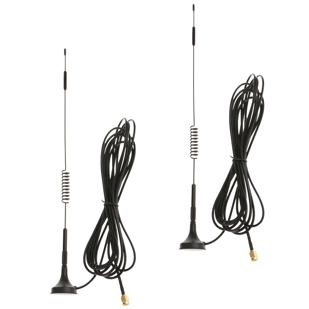 2Pcs 70-2700Mhz 12dBi 4G SMA Antenna Male Plug Modem Router Signal
