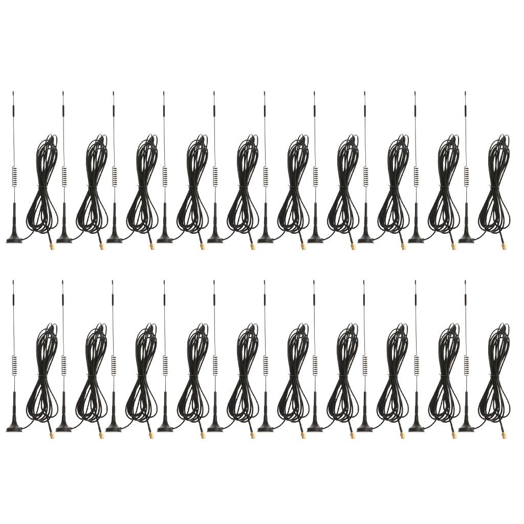 20x 70-2700Mhz 12dBi 4G SMA Omni Antenna Male Plug Modem Router High Gain