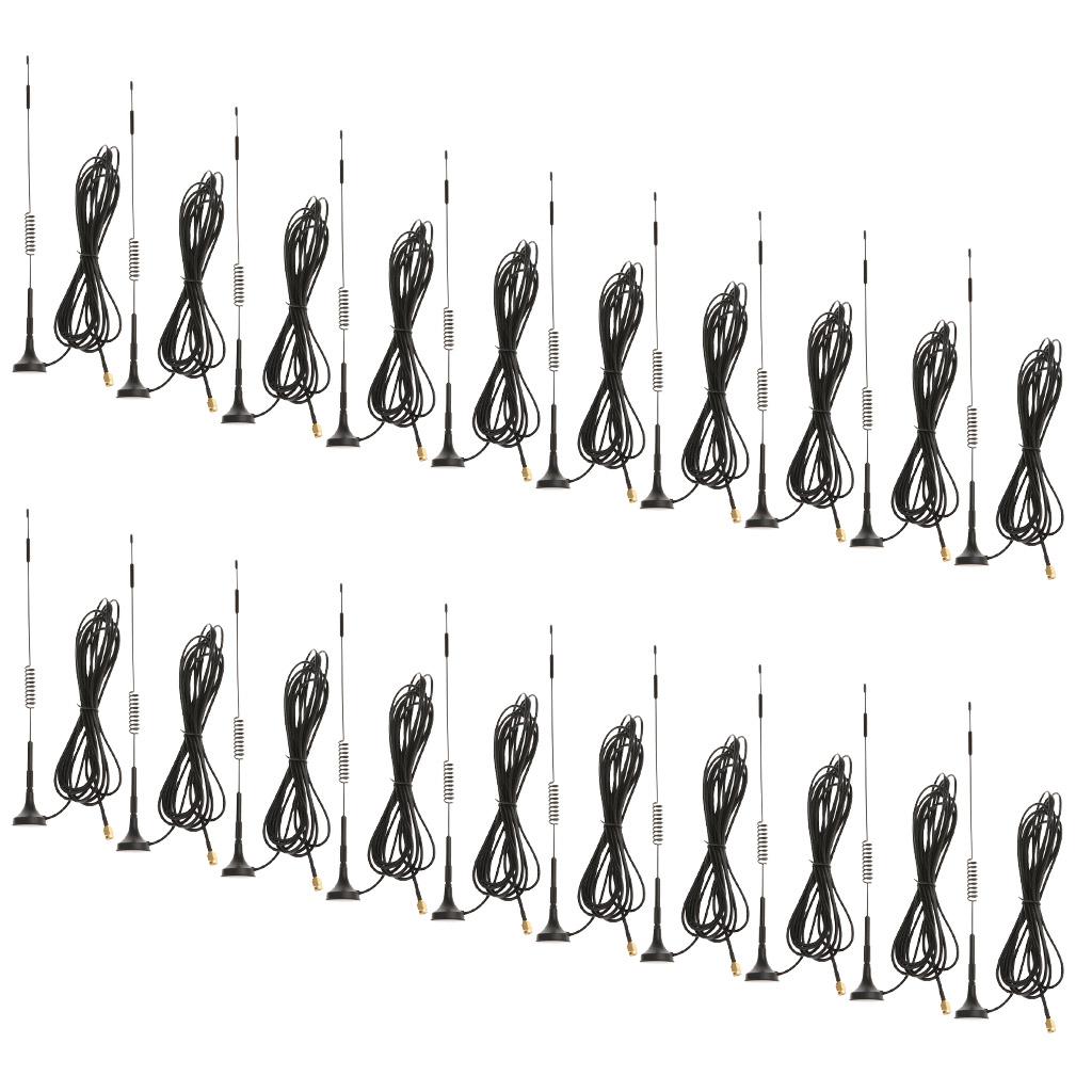 20x 70-2700Mhz 12dBi 4G SMA Omni Antenna Male Plug Modem Router High Gain