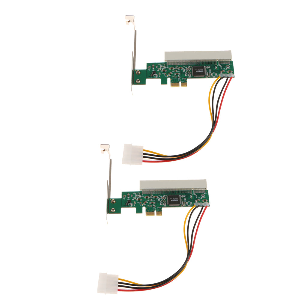 2x High Efficiency PCI-Express PCI-E to PCI Riser Card Converter for PC