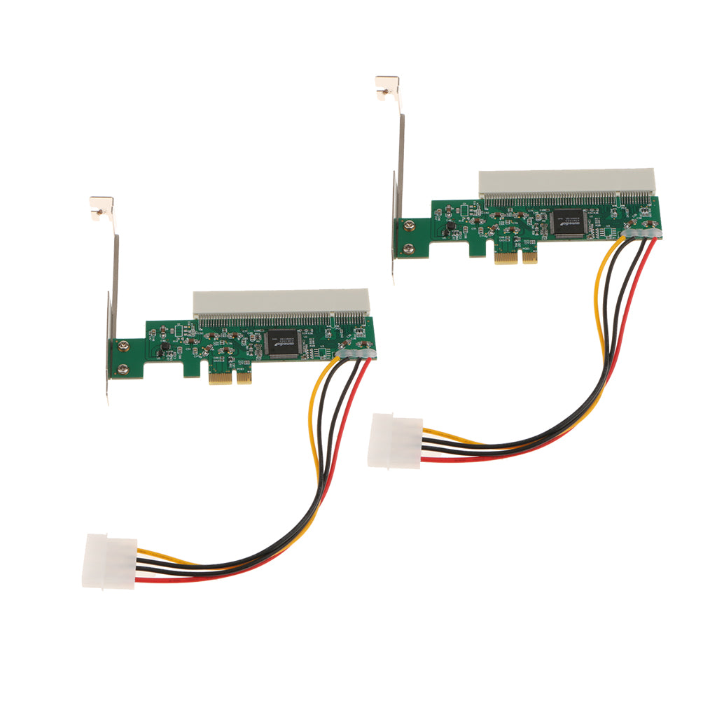2x High Efficiency PCI-Express PCI-E to PCI Riser Card Converter for PC