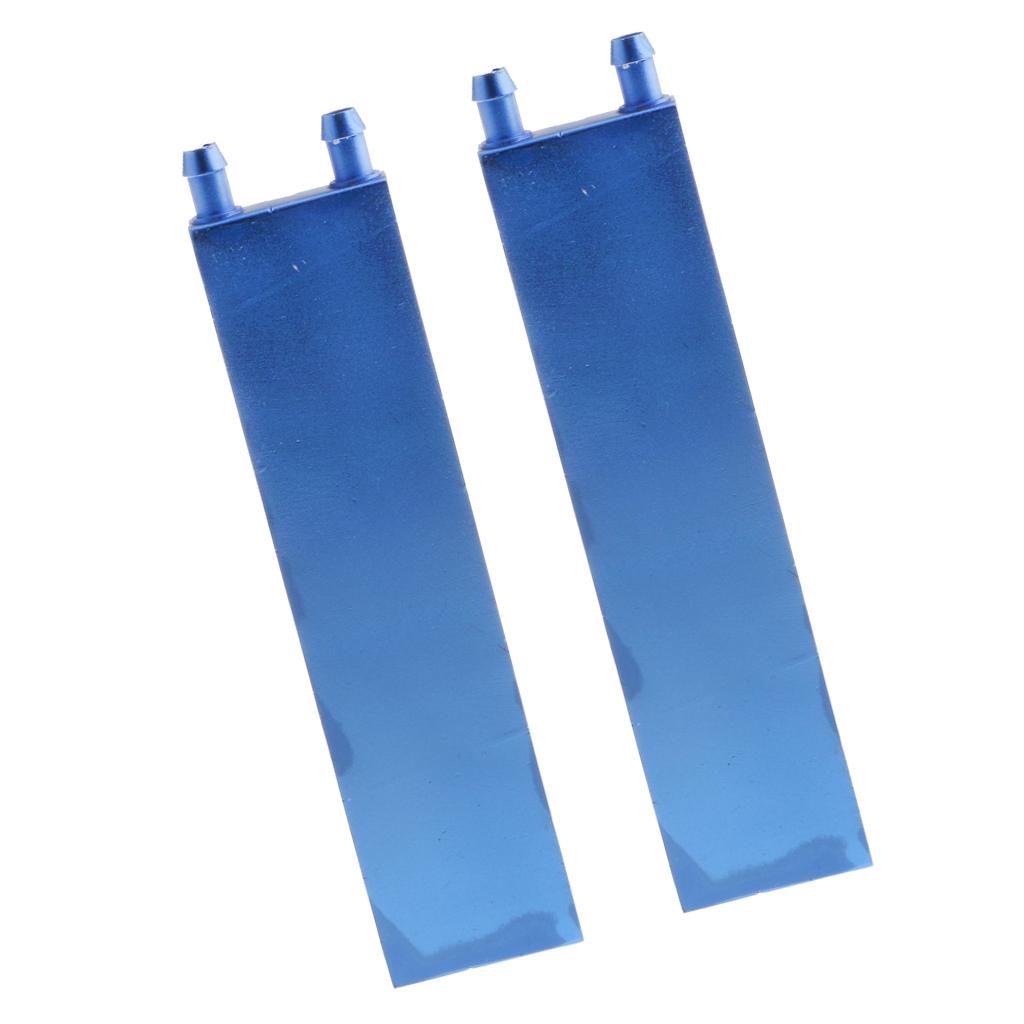 2x Aluminum Water Cooling Block for CPU Graphics Radiator Heatsink 40x160mm