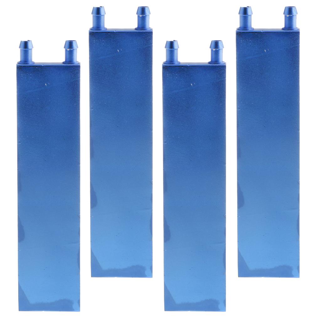 4x Aluminum Water Cooling Block for CPU Graphics Radiator Heatsink 40x160mm