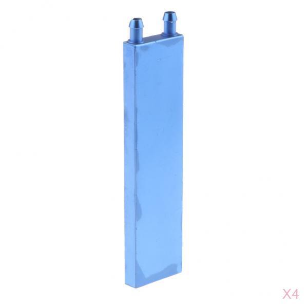 4x Aluminum Water Cooling Block for CPU Graphics Radiator Heatsink 40x160mm