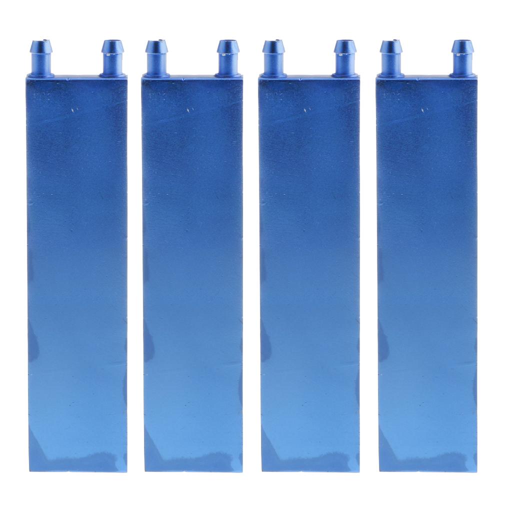 4x Aluminum Water Cooling Block for CPU Graphics Radiator Heatsink 40x160mm