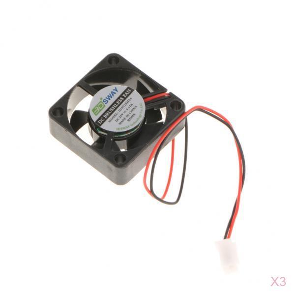 3Pcs 3D Printer 30x30x10mm 24V DC Cooling Fan Wired Hydraulic Fans Cooler