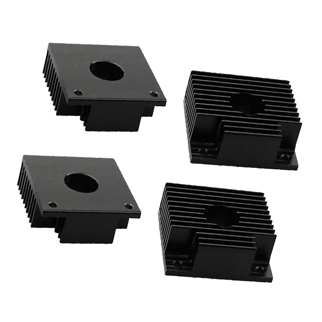 2set 40x40x11mm Aluminum Heat Sink Cooling Fin for 3D Printer Mk7 MK8