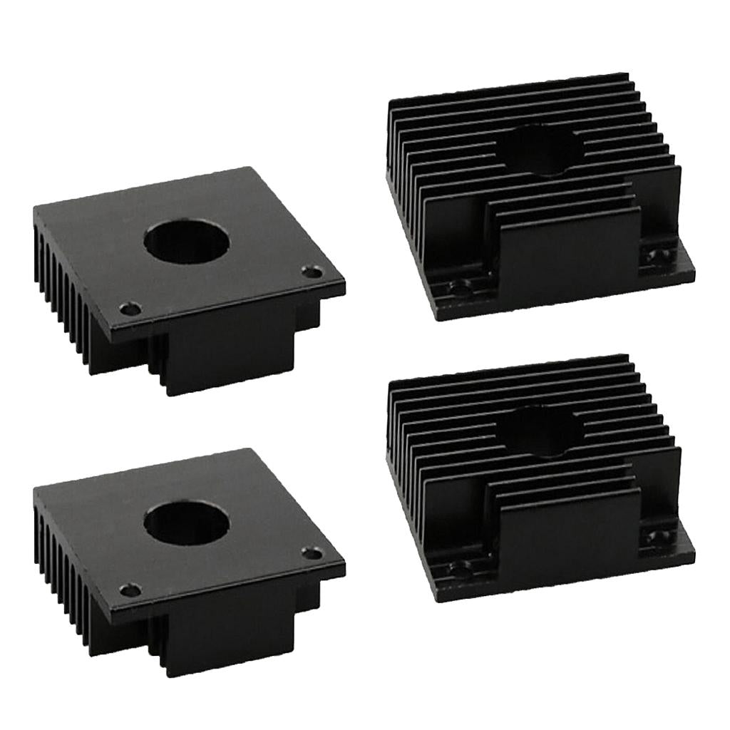 2set 40x40x11mm Aluminum Heat Sink Cooling Fin for 3D Printer Mk7 MK8