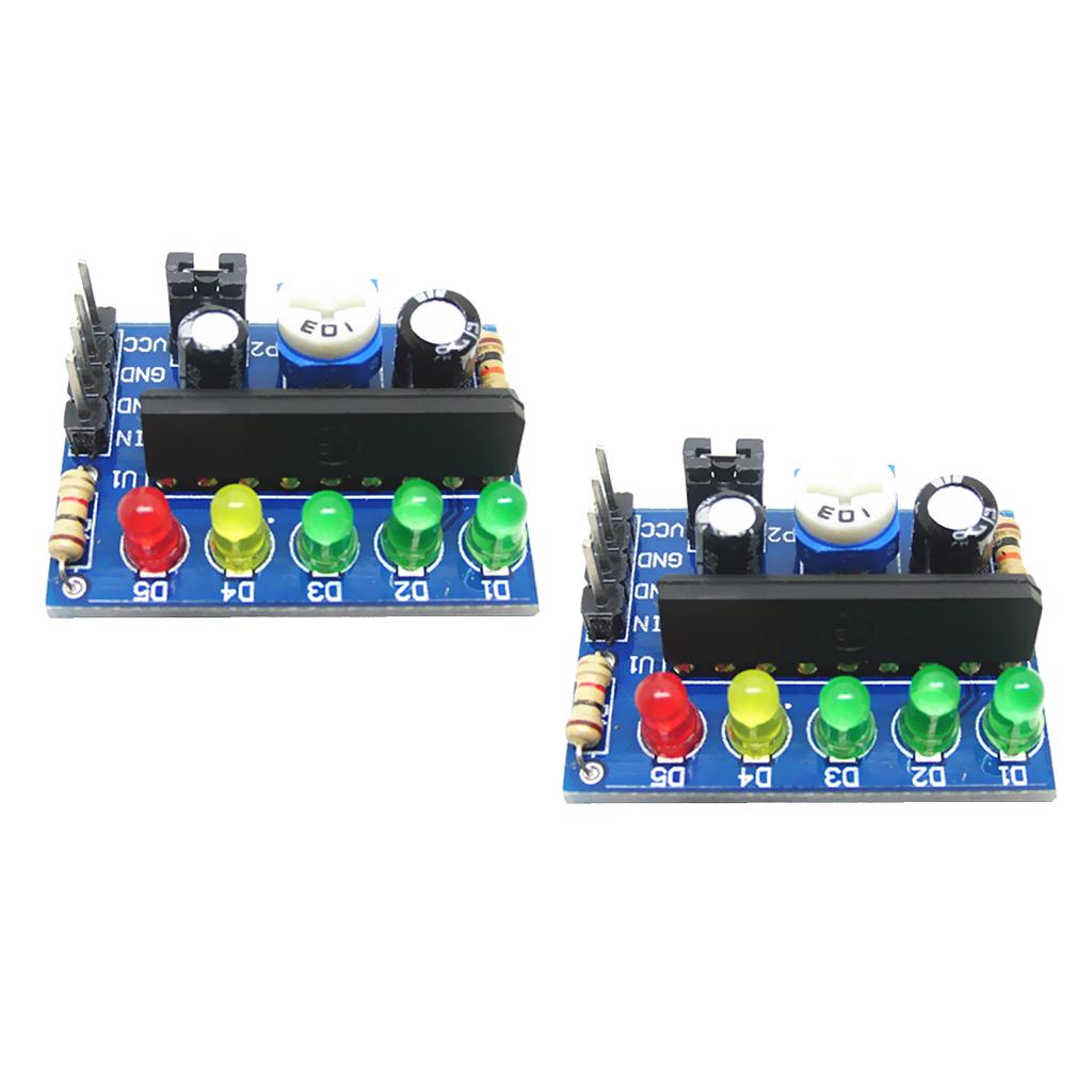 2Pcs KA2284 Power Level Indicator Battery Pro Audio Level Indicator Module