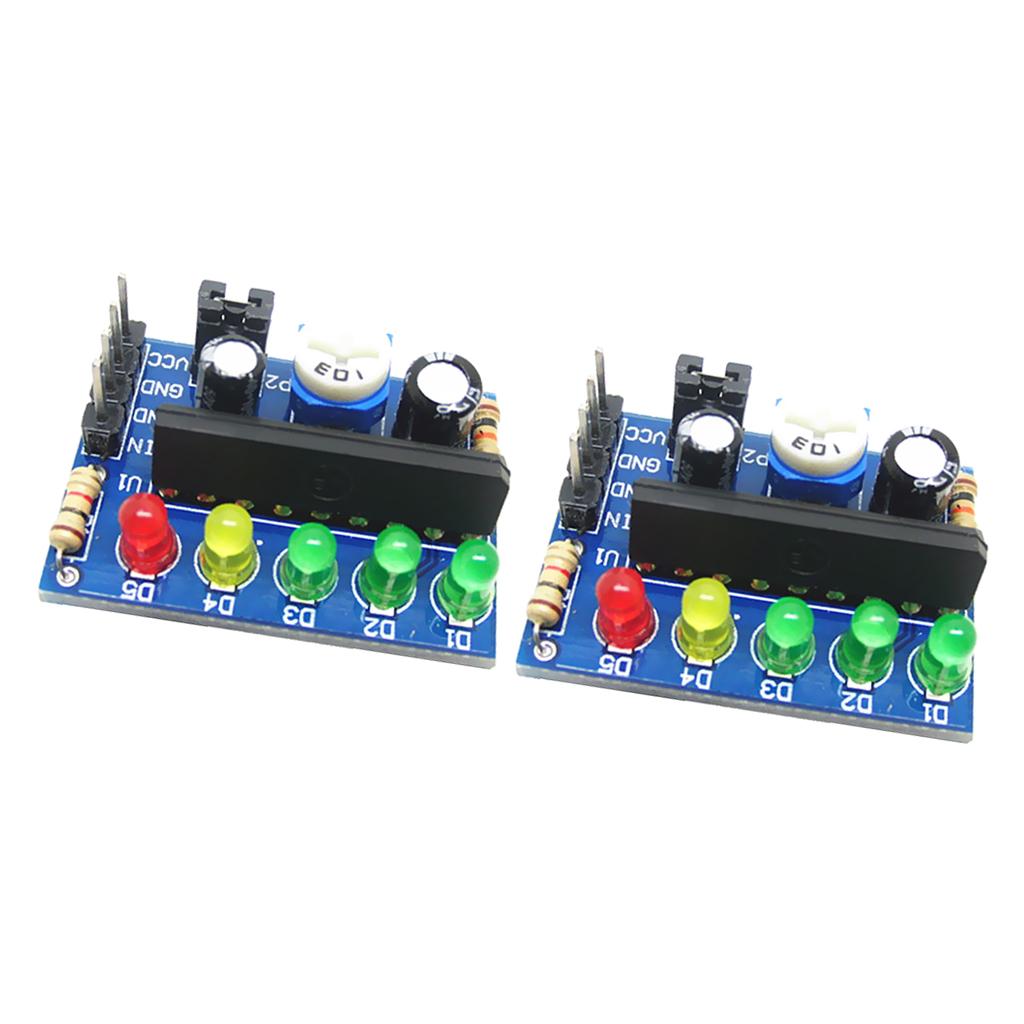 2Pcs KA2284 Power Level Indicator Battery Pro Audio Level Indicator Module