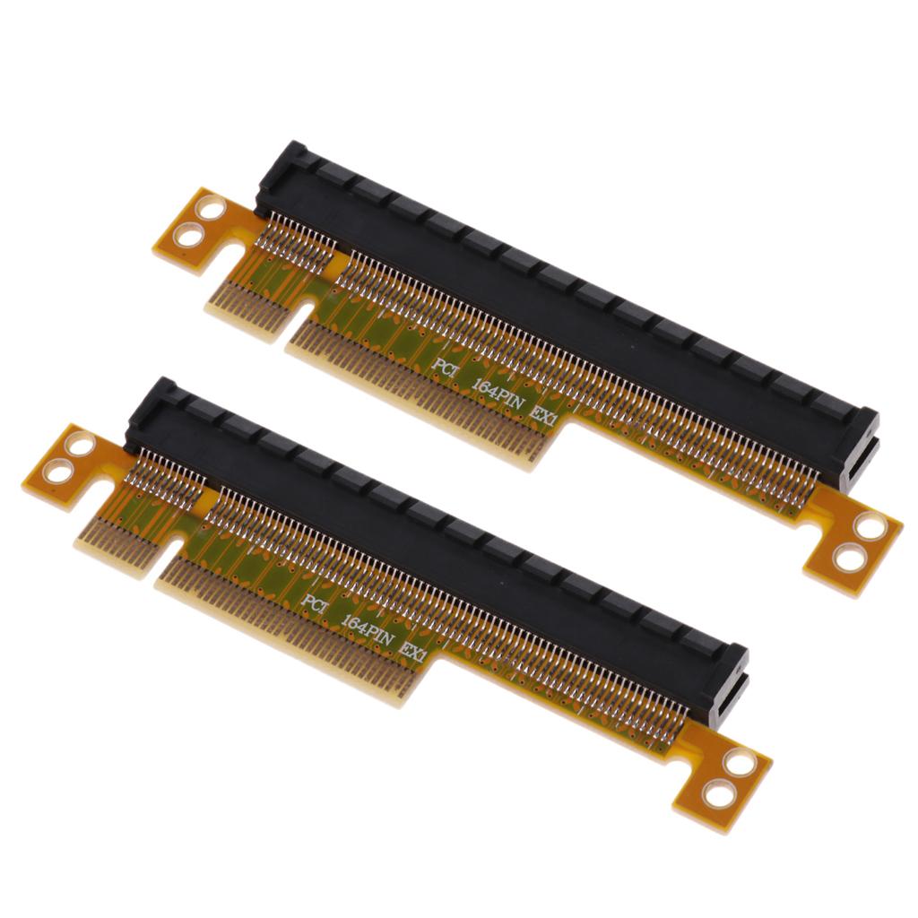 2Pack PCI Express Riser Card PCI-E x8 to x16 Slot Adapter Converter Board