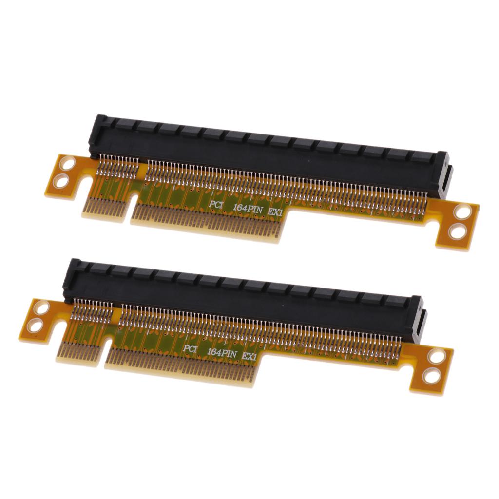 2Pack PCI Express Riser Card PCI-E x8 to x16 Slot Adapter Converter Board