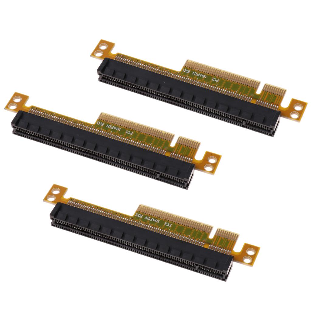 3x PCI Express Riser Card PCI-E x8 to x16 Slot Adapter Converter Board