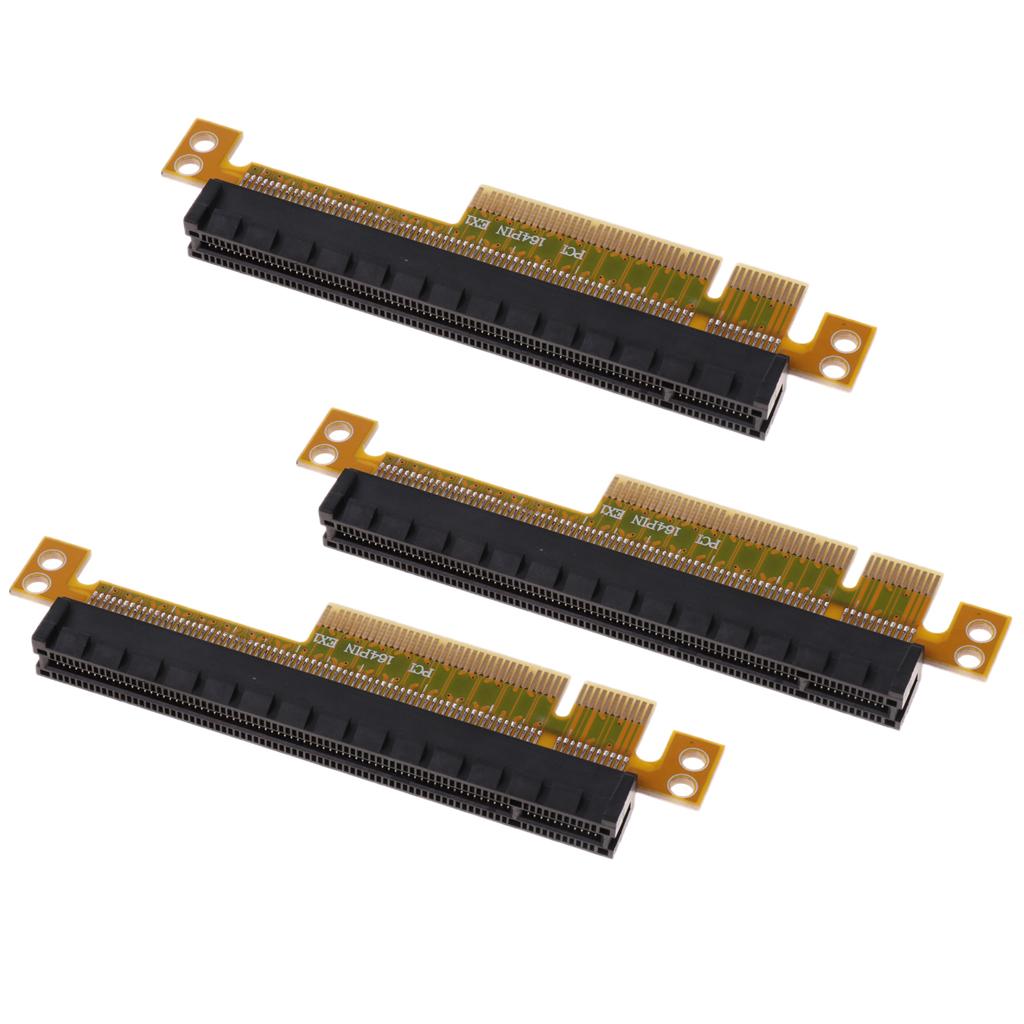 3x PCI Express Riser Card PCI-E x8 to x16 Slot Adapter Converter Board