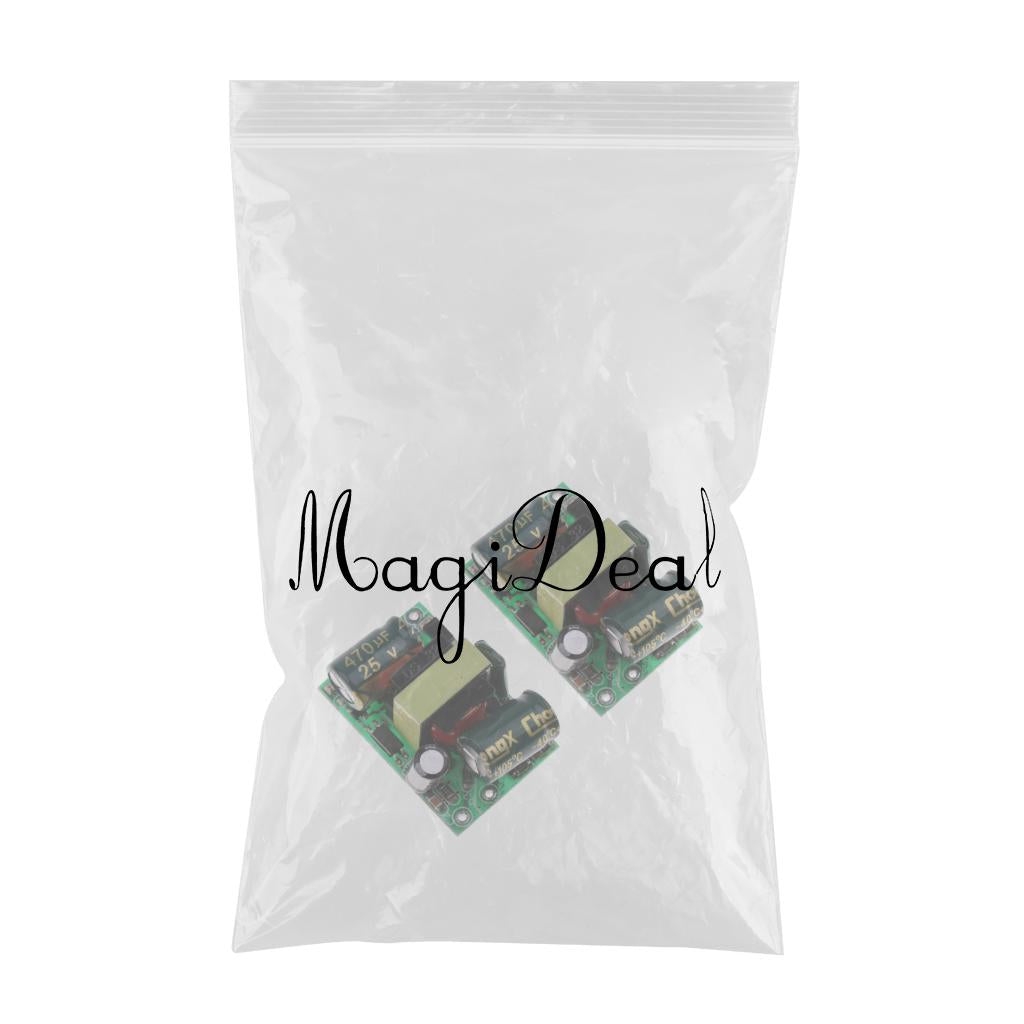 2Pcs 4.8W 12V 400mA AC-DC Isolated Switching Power Supply Module