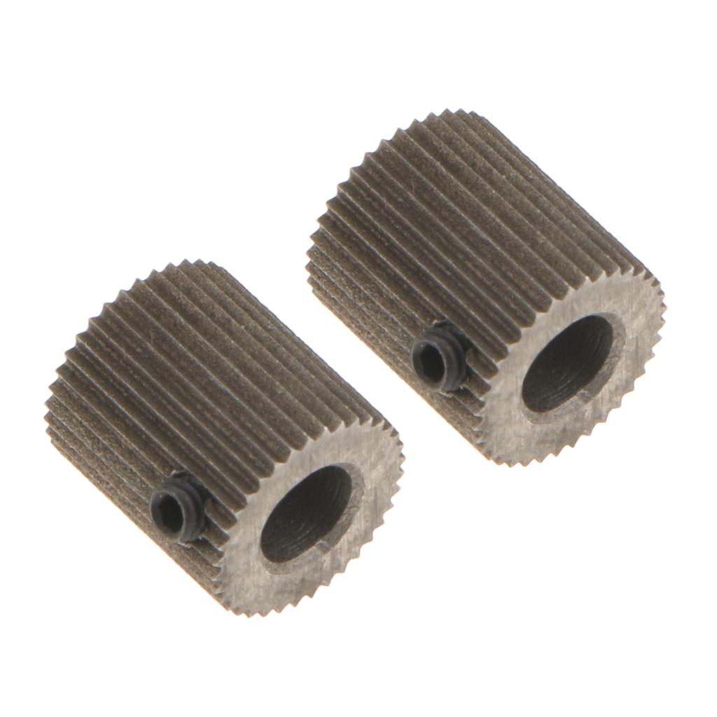 2Pcs 3D Printer 38 Teeth Mold Steel Linear Extruder Filament Drive Gear